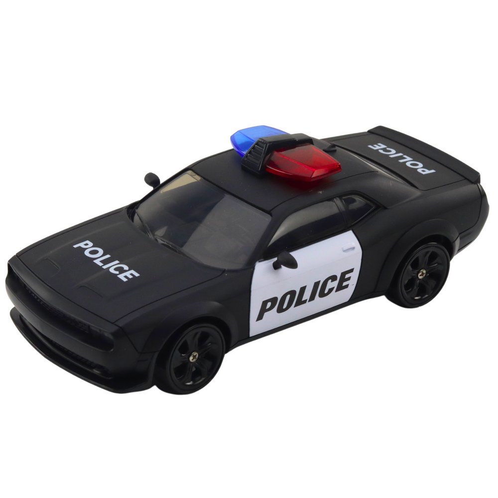 RC auto na drift s výměnnými koly 4WD policie na dálkové ovládání