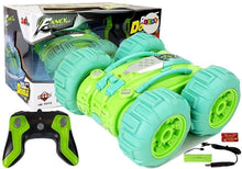 RC auto obojstranné vodotesné na diaľkové ovládanie zelené 1:24