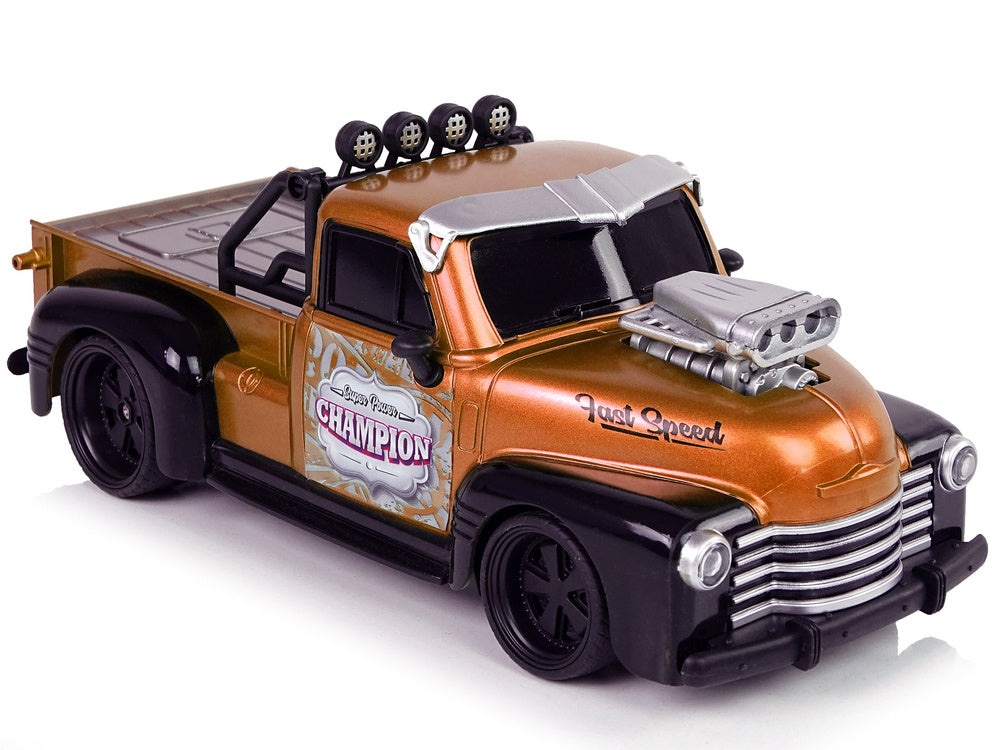 RC auto pick up 1:18 s dálkovým ovládáním hnědé