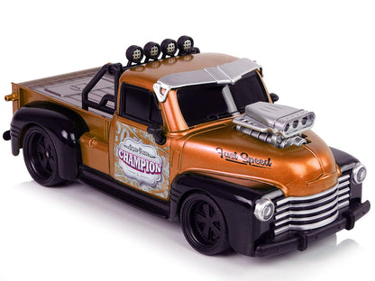 RC auto pick up 1:18 s dálkovým ovládáním hnědé