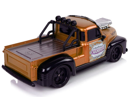 RC auto pick up 1:18 s dálkovým ovládáním hnědé