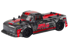 RC auto pick up 1:18 s gumovými pneumatikami a 2.4G ovladačem červené