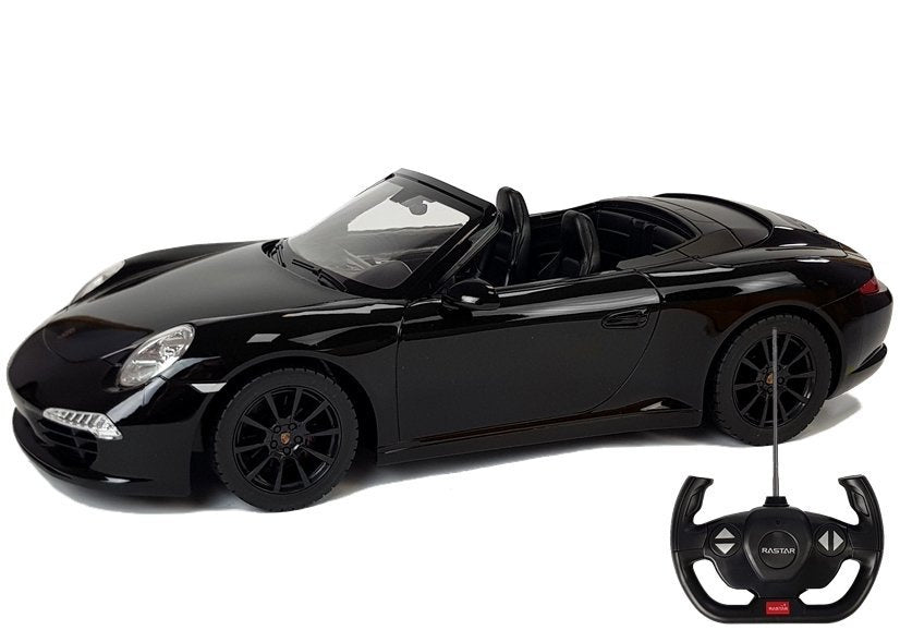 RC auto Porsche 911 Carrera S černé v měřítku 1:12 – Rastar