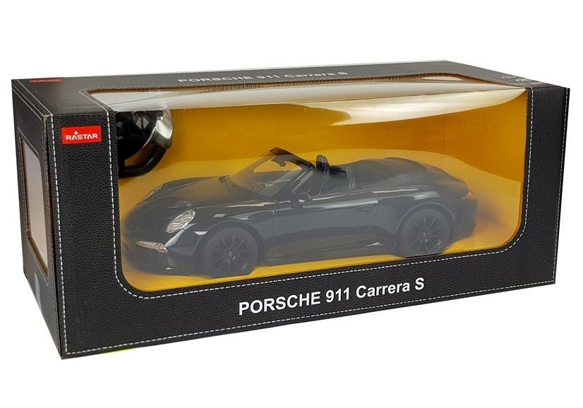 RC auto Porsche 911 Carrera S černé v měřítku 1:12 – Rastar