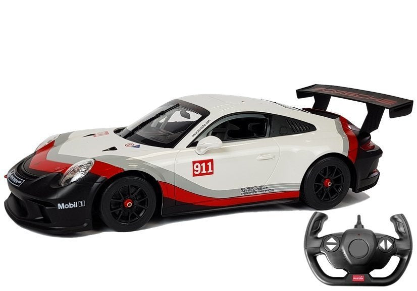 RC auto Porsche 911 GT3 CUP na dálkové ovládání 1:14 bílé