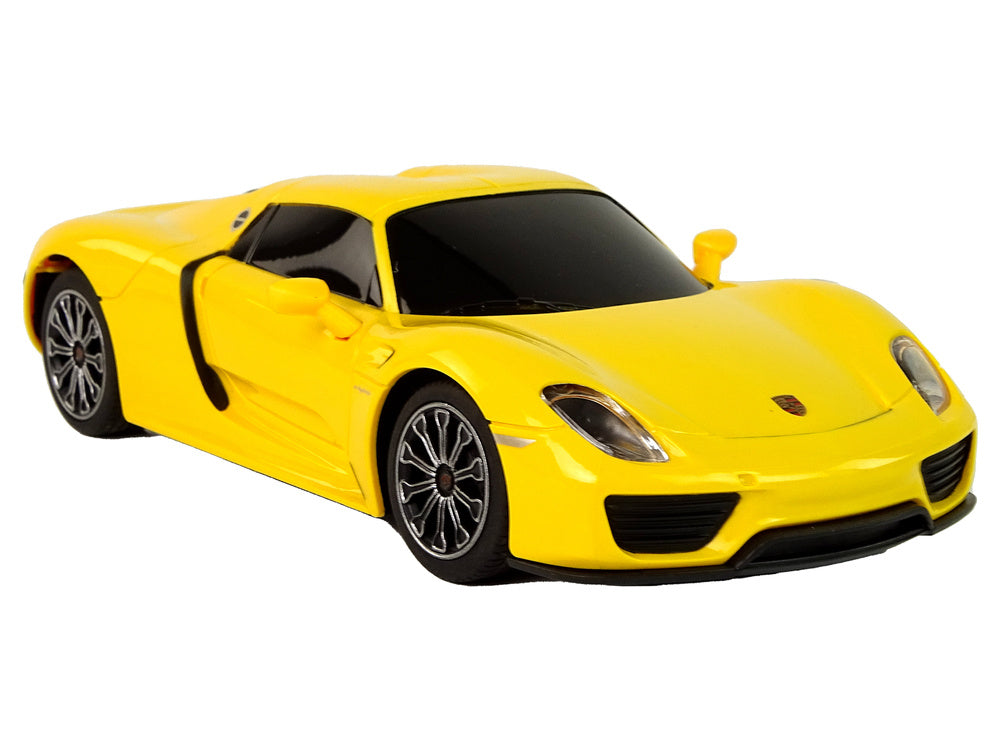 RC auto Porsche 918 s dálkovým ovládáním 1:24 Rastar žluté