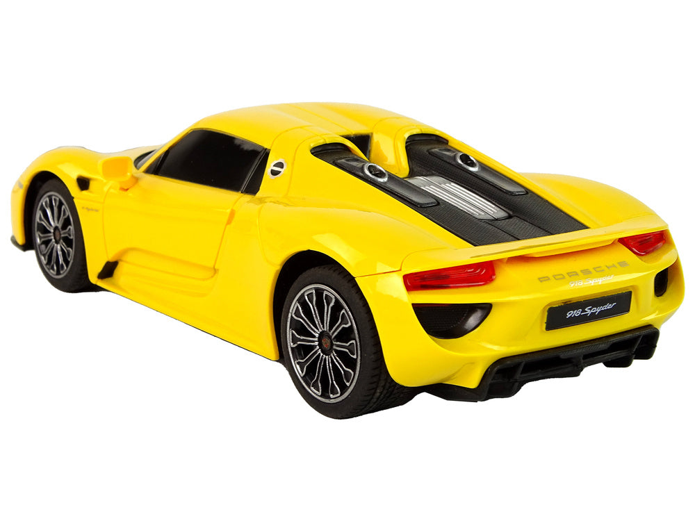 RC auto Porsche 918 s dálkovým ovládáním 1:24 Rastar žluté