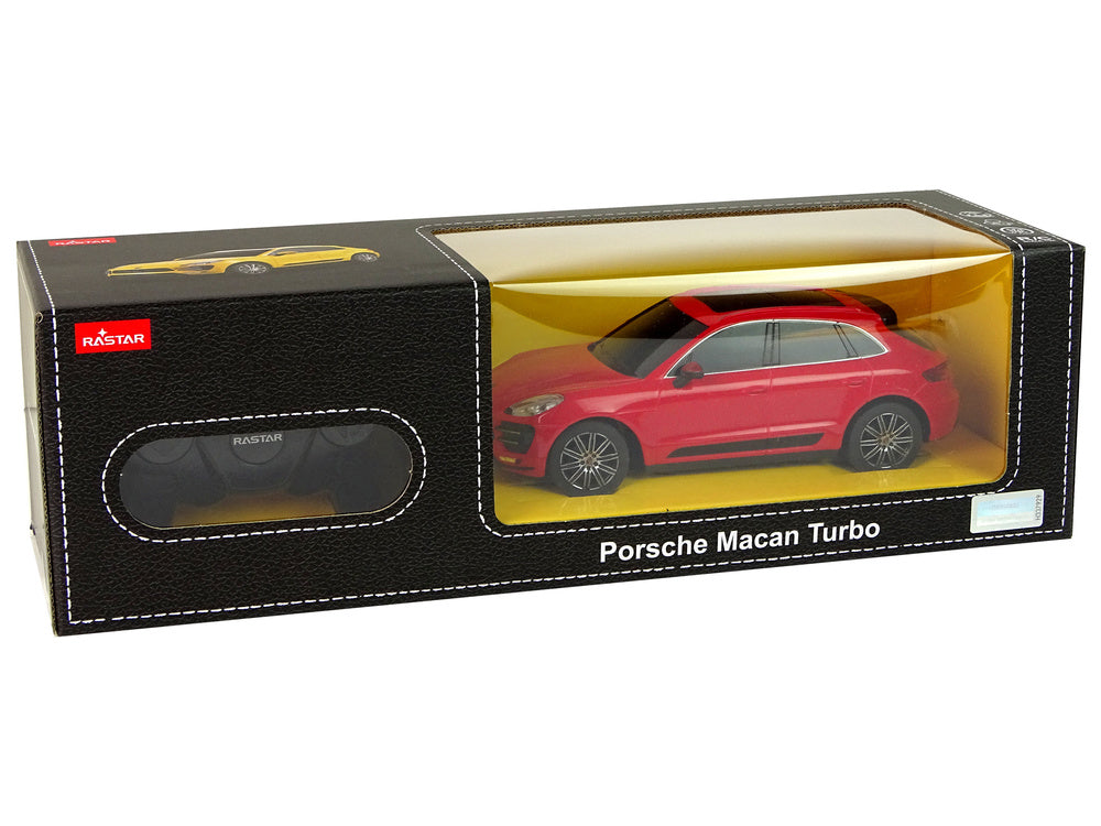 RC auto Porsche Macan Turbo 1:24 s dálkovým ovládáním červené