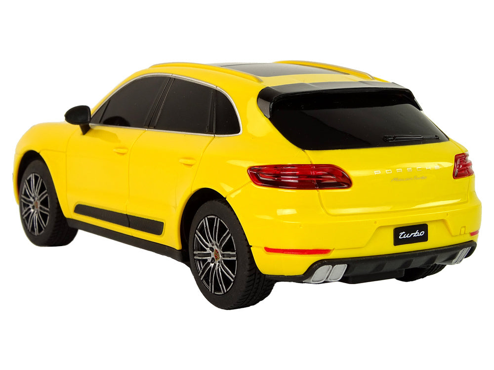 RC auto Porsche Macan Turbo 1:24 s dálkovým ovládáním – Rastar žluté