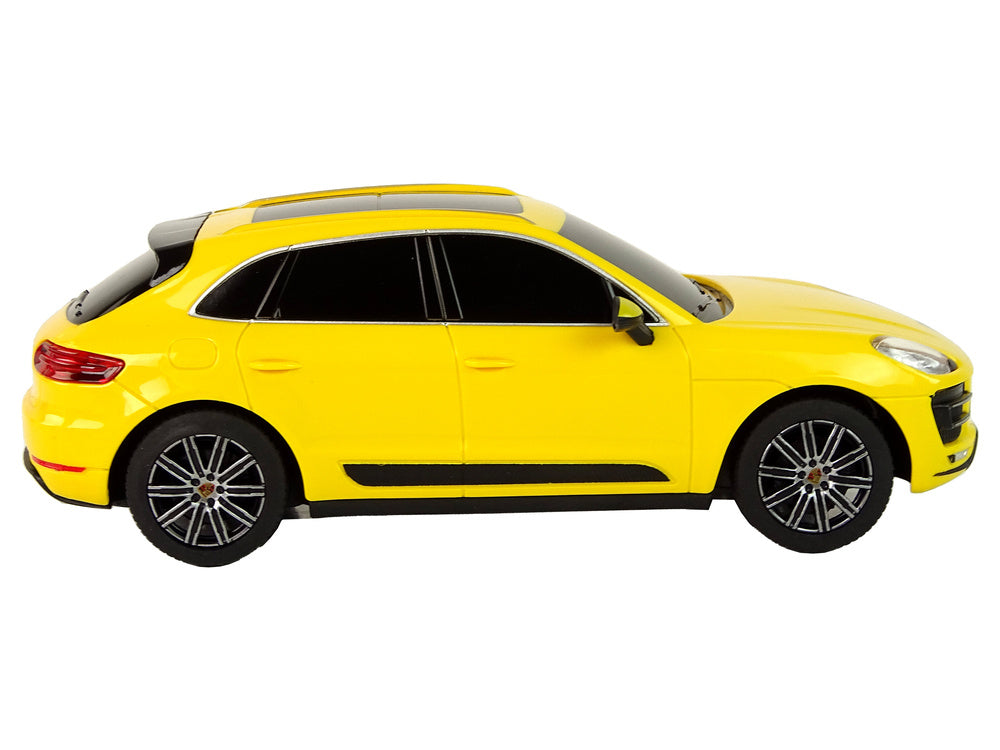 RC auto Porsche Macan Turbo 1:24 s dálkovým ovládáním – Rastar žluté