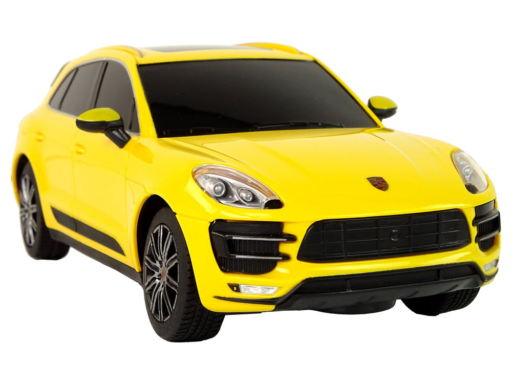 RC auto Porsche Macan Turbo 1:24 s dálkovým ovládáním – Rastar žluté