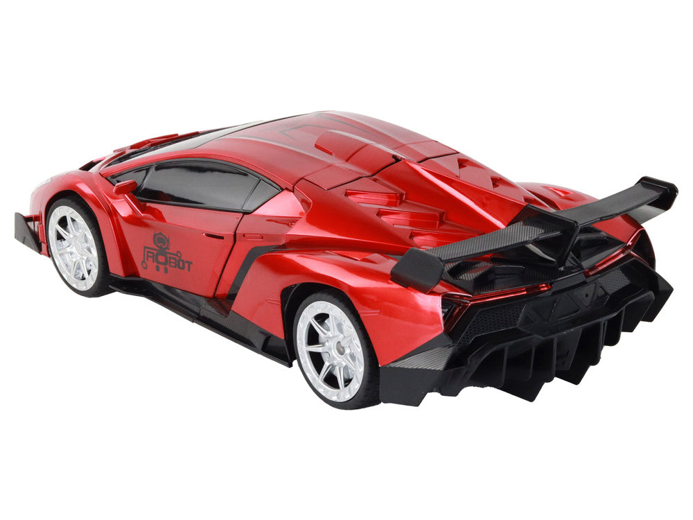 RC auto robot s transformací 1:10 – ovládání gesty | červené