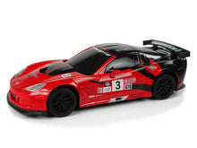 RC auto sportovní 1:24 s ovladačem a světly Corvette červené