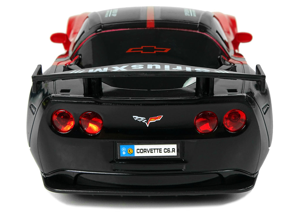 RC auto sportovní 1:24 s ovladačem a světly Corvette červené