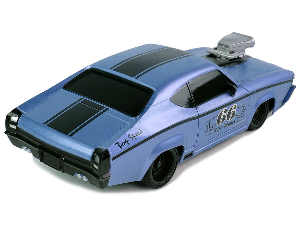 RC auto sportovní klasické 1:20 s pilotem modré