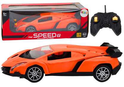 RC auto sportovní na dálkové ovládání 1:16 rychlost 20 km/h oranžové