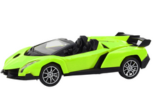 RC auto sportovní na dálkové ovládání 1:18 se světly zelené