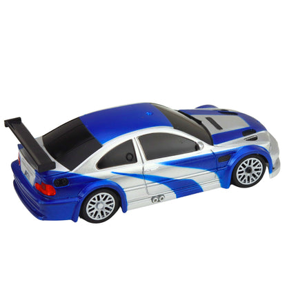 RC auto sportovní na drift E46 s kužely – 1:43, 15 km/h