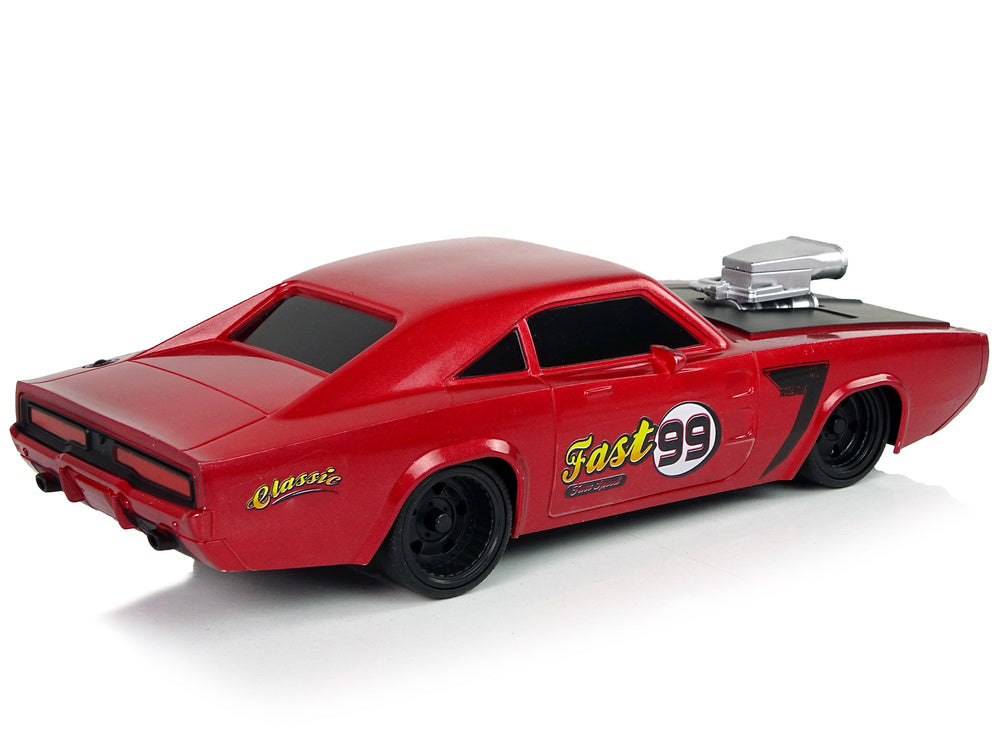 RC auto sportovní s pilotem 1:20 červené