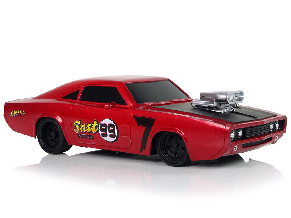 RC auto sportovní s pilotem 1:20 červené