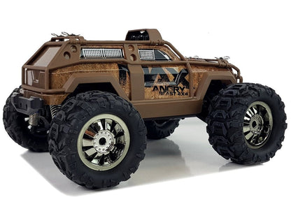 RC auto terénní 1:18 s dálkovým ovládáním 35 km/h hnědé