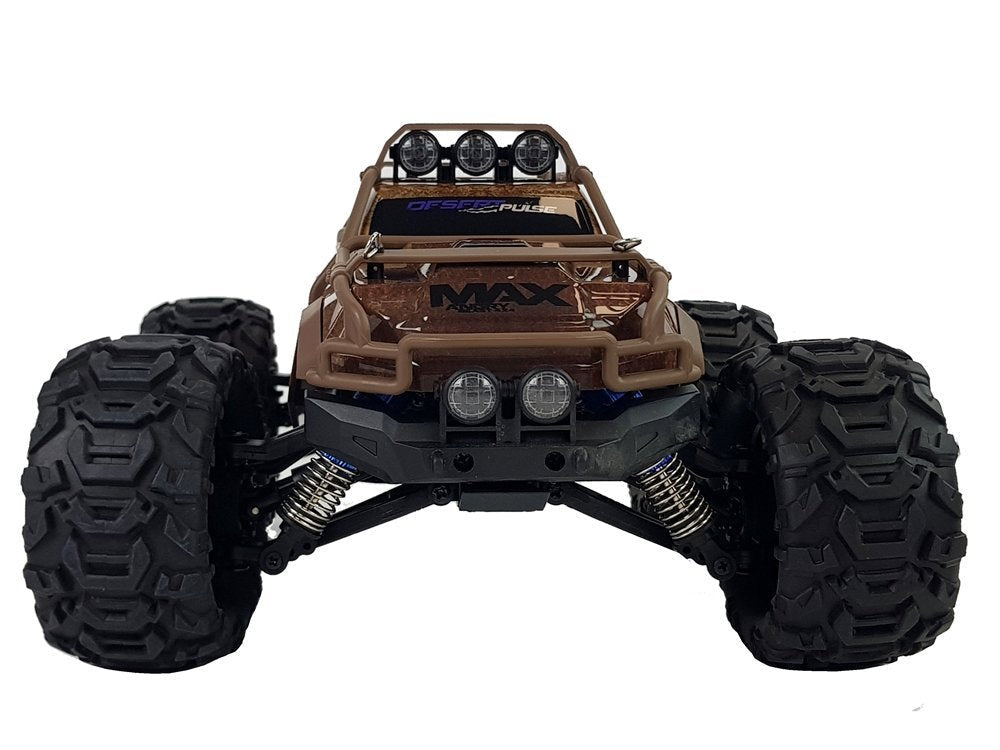 RC auto terénní 1:18 s dálkovým ovládáním 35 km/h hnědé