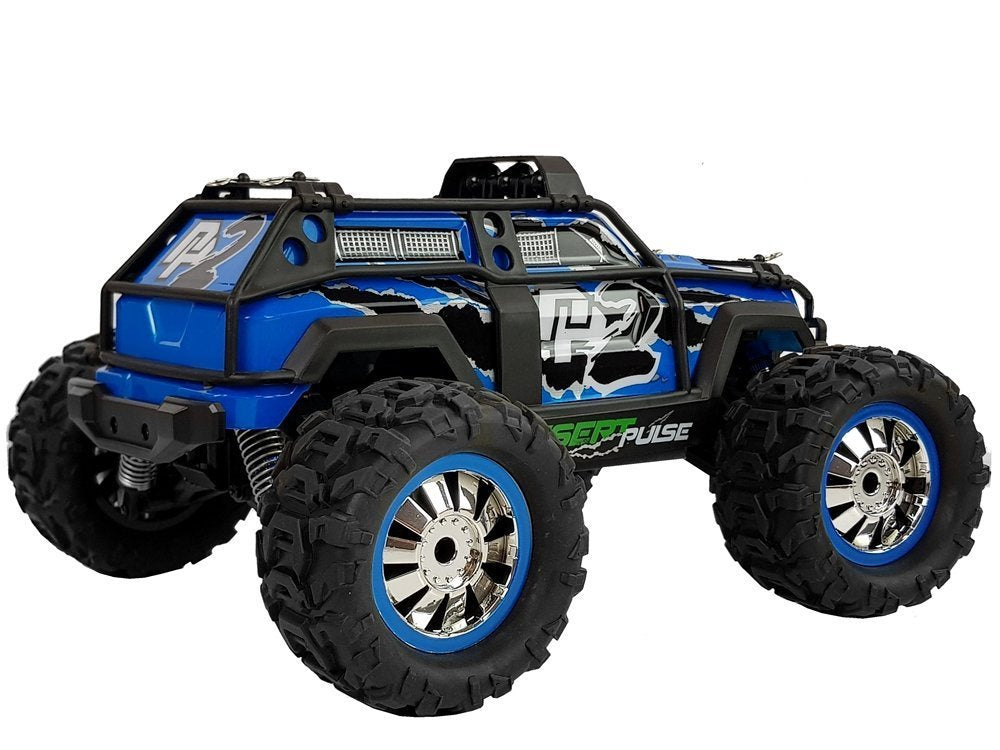 RC auto terénní 1:18 s dálkovým ovládáním 35 km/h modré