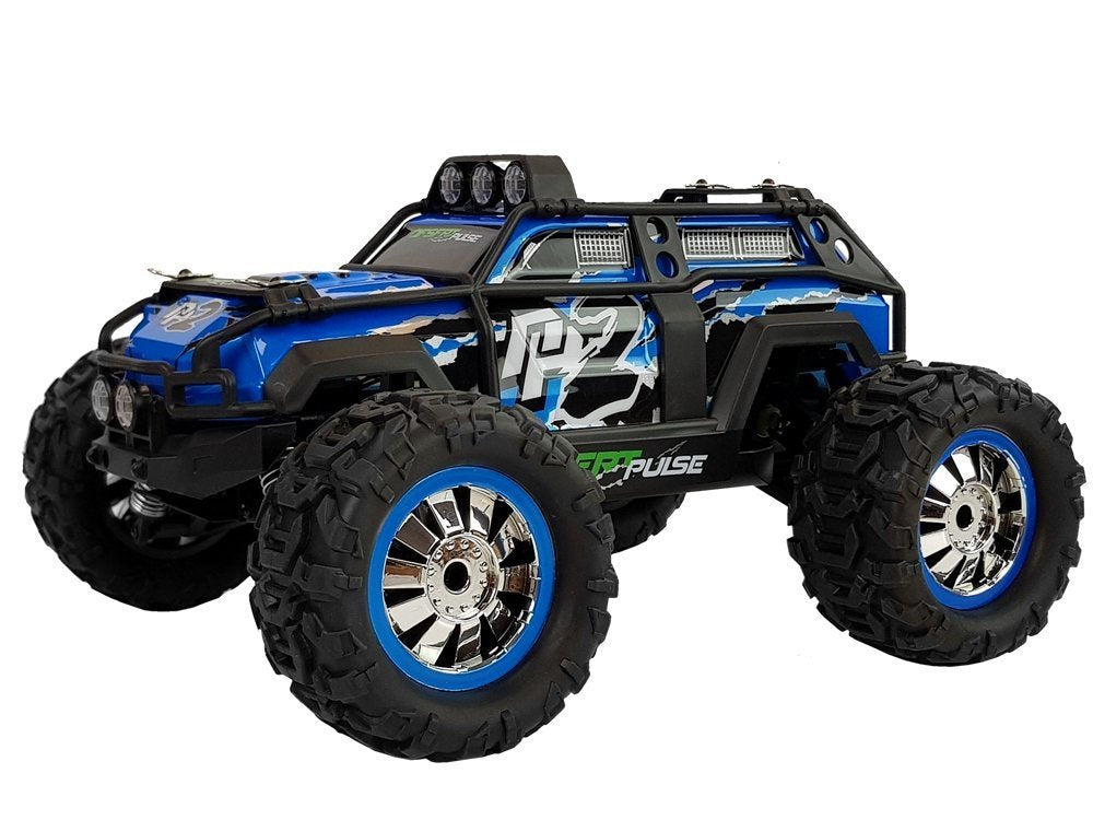 RC auto terénní 1:18 s dálkovým ovládáním 35 km/h modré