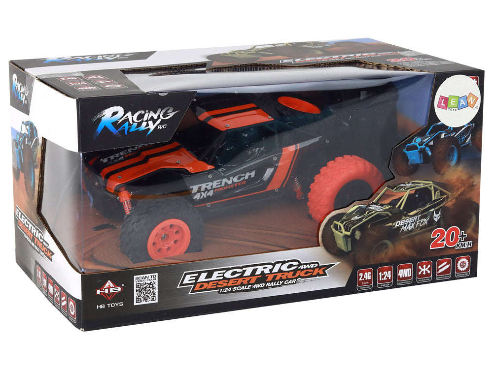 RC auto terénní 1:24 4x4 – dálkové ovládání | oranžové
