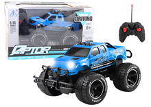 RC auto terénní na dálkové ovládání 1:14 s velkými koly modré