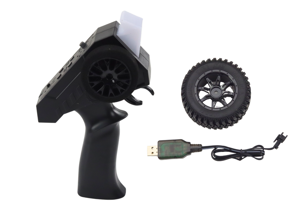 RC auto terénní na dálkové ovládání 2.4G pohon 4x4 černé