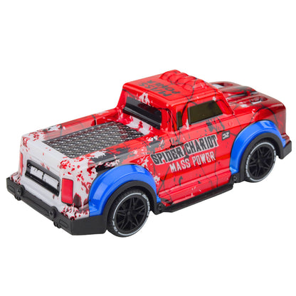 RC auto terénní pavouk s červenými světly – řízené na dálku
