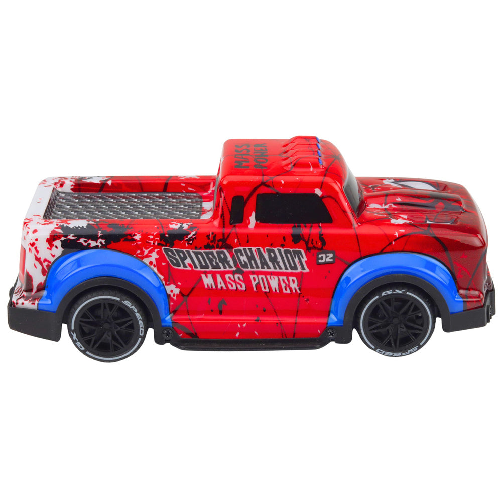 RC auto terénní pavouk s červenými světly – řízené na dálku