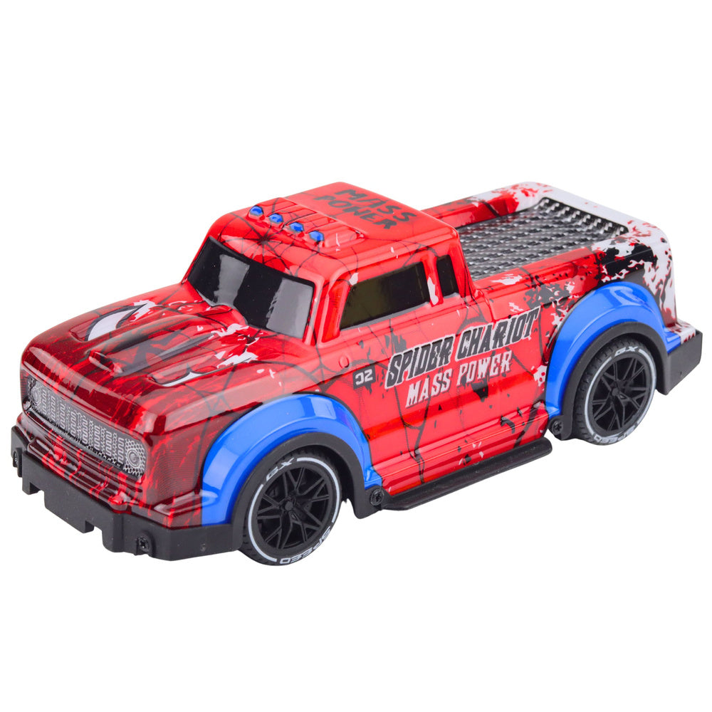 RC auto terénní pavouk s červenými světly – řízené na dálku