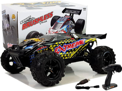 RC auto terénní závodní 1:18 rychlost 45 km/h ENOZE 9302E žluté