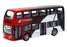 RC autobus dvoupatrový červený – dálkové ovládání se světly