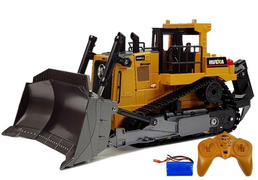 RC buldozer na dálkové ovládání 1:16 s pohyblivou radlicí – Huina
