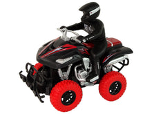 RC čtyřkolka terénní 1:18 – s pilotem | černá červená