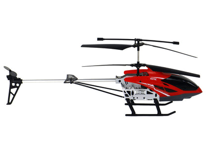 RC Helikoptéra 70cm s LED světly – červená na dálkové ovládání
