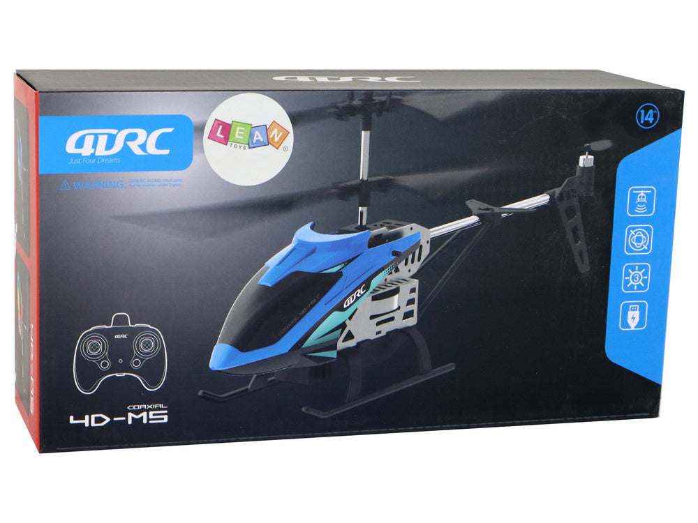 RC helikoptéra hliníková 2.4G – 15 min letu | modrá