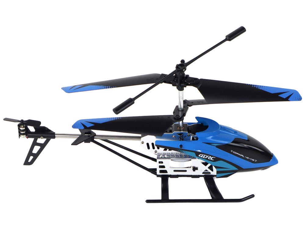 RC helikoptéra hliníková 2.4G – 15 min letu | modrá