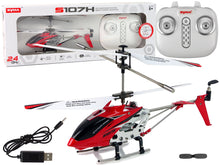 RC helikoptéra SYMA S107H – s gyroskopem 2,4GHz | červená