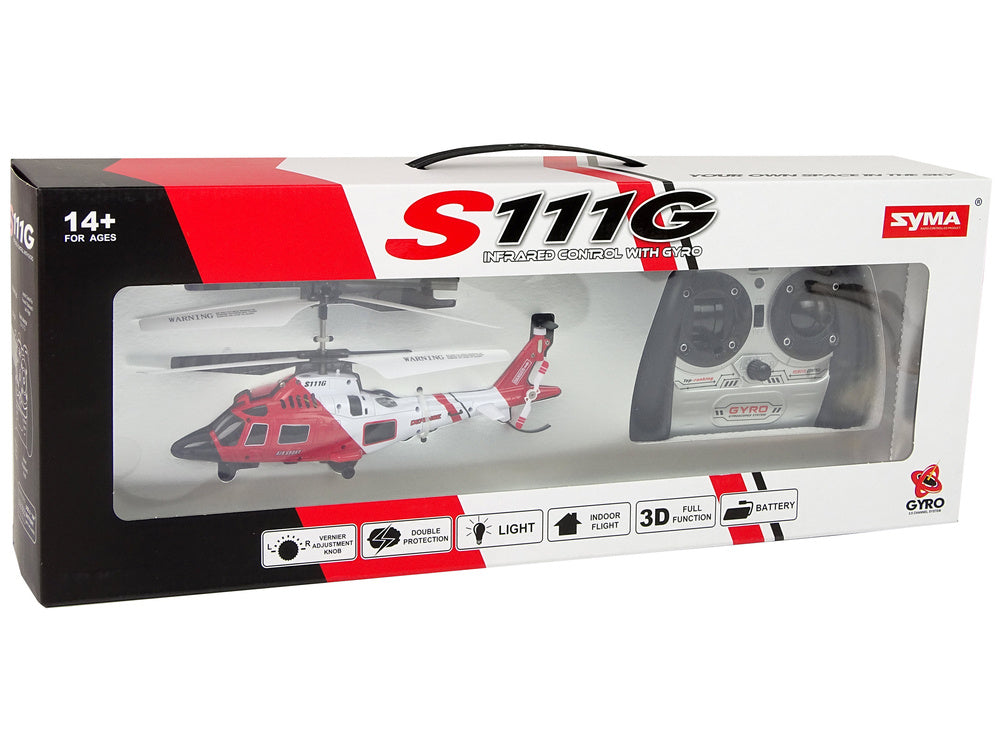 RC helikoptéra SYMA S111G – s gyroskopem a ovládáním