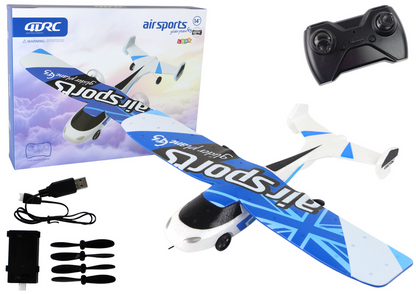 RC letadlo 4D-G3 se světly bílo-modré