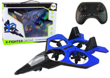 RC letadlo dron s dálkovým ovládáním – LED světla | modré