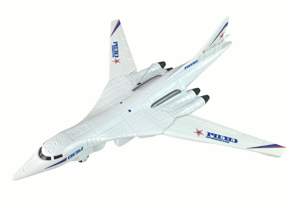 RC letadlo na dálkové ovládání s pilotem – bílé