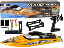 RC motorová loď Brushless ARTR SR 80 PRO 74 km/h – žlutá