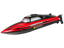 RC motorový člun 2,4G s dálkovým ovládáním 20 25 km/h červený