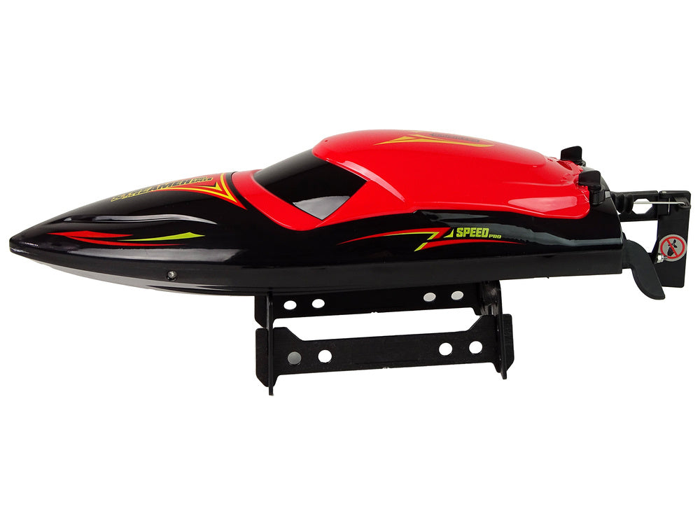 RC motorový člun 2,4G s dálkovým ovládáním 35 km/h červený