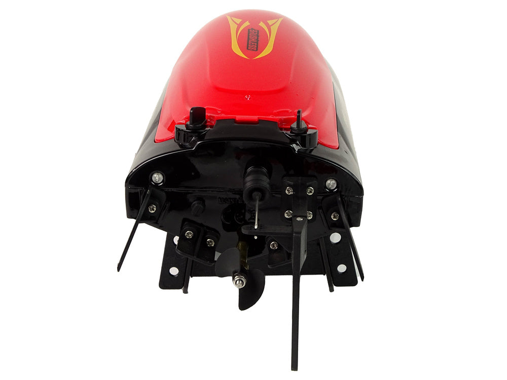 RC motorový člun 2,4G s dálkovým ovládáním 35 km/h červený